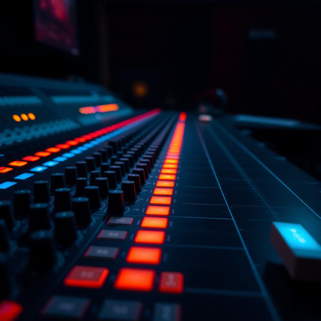 Mixing console